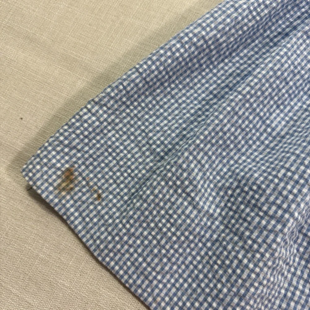 Petit Ami Dress Kids 4 Blue Gingham Seersucker Coastal Nautical Southern